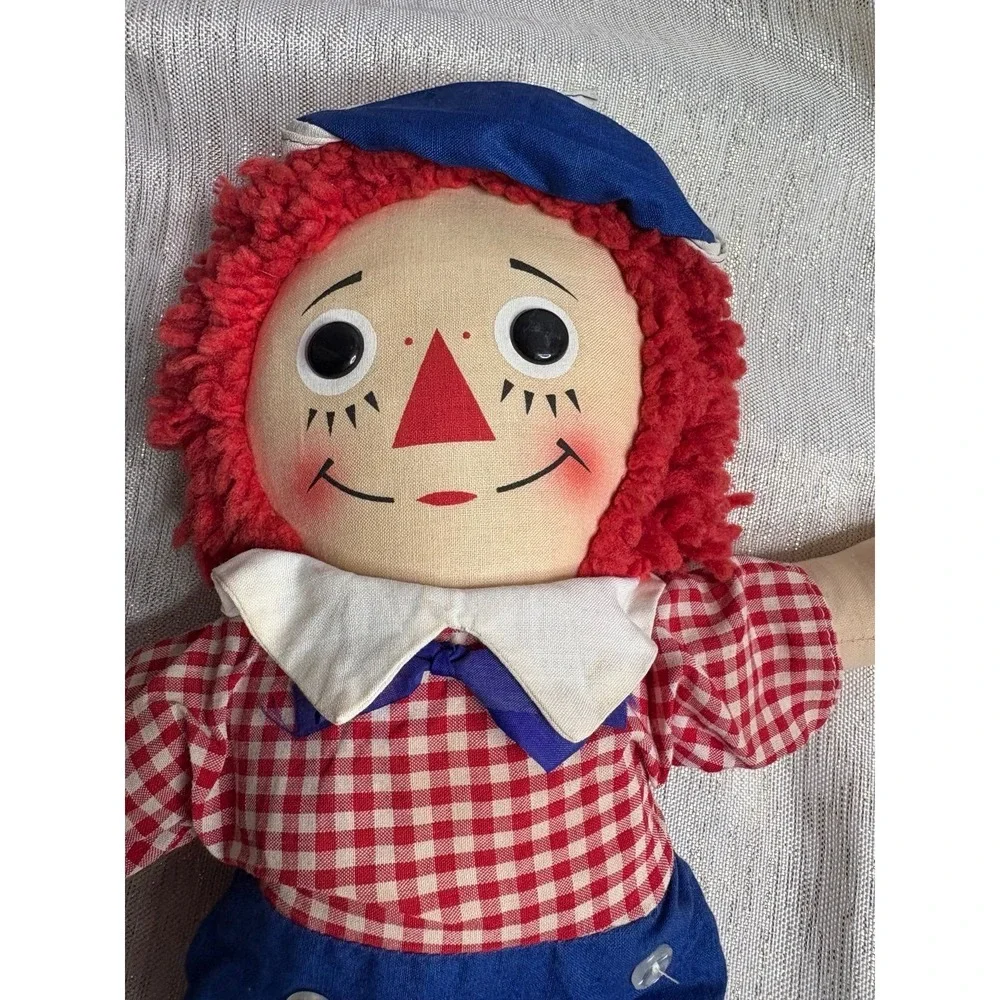 Vintage Knickerbocker raggedy Ann doll and book